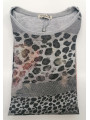 Camiseta manga larga mujer print animal