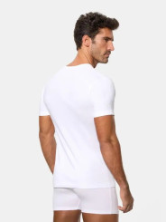 Camiseta interior m/c cuello V hombre algodón 100% | Confecciones Josa